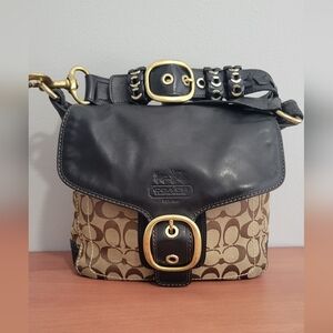 Y2K Coach Bleeker Signature Flap #F0794-11434